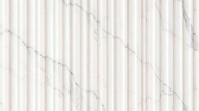 Vertical fluted white marble wall panel with subtle grey veining background vertical architecture interior material abstract construction minimalist