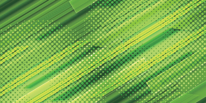 Abstract Green Dynamic Diagonal Stripes Background