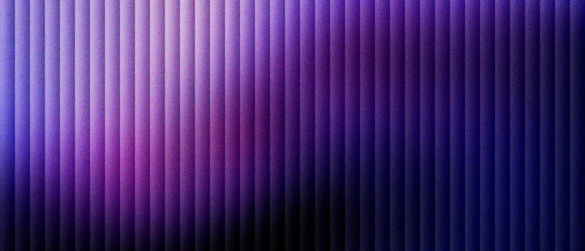 Purple abstract background with vertical lines and glowing light effects. Dark violet gradient texture with rhythmic stripes. Modern cinematic backdrop for technology and digital presentations.