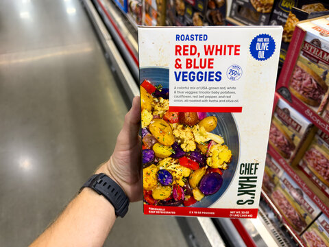 Chef Hak&rsquo;s Roasted Red White and Blue Veggies