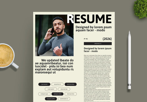 Branding Resume Layout
