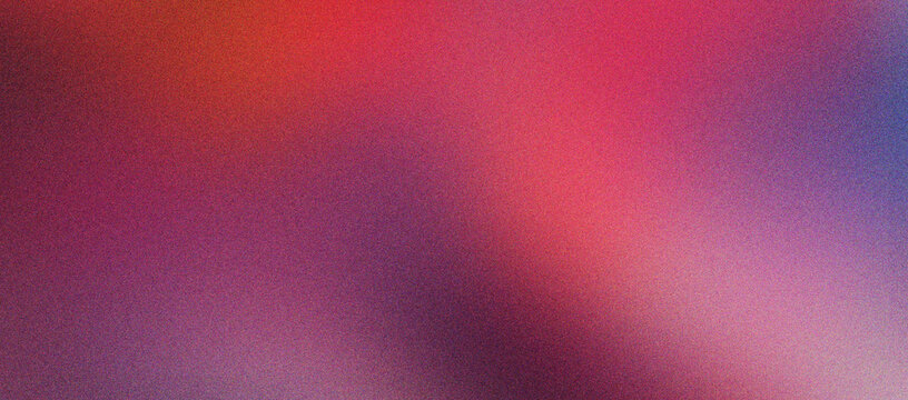 Vibrant grainy gradient background with soft purple and red hues. Abstract blurry texture with organic color transitions. Modern lo-fi aesthetic backdrop for digital design and social media.