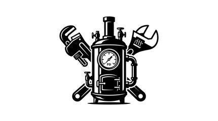 Fototapeta premium Vintage Industrial Machine Tool Equipment.