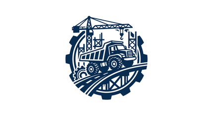 Industrial truck with crane equipment. © Mojah