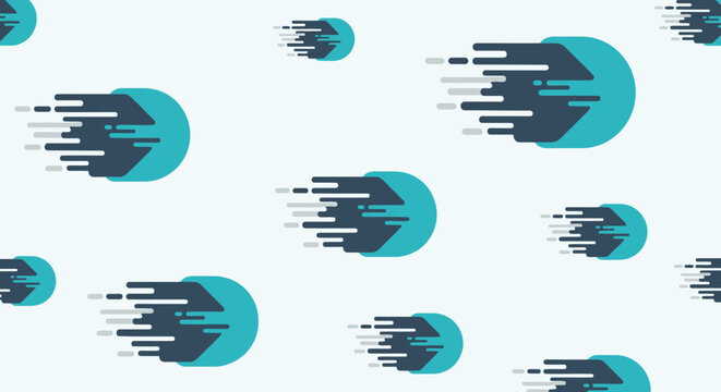 Fast Data Transfer and Speed Motion Abstract Pattern