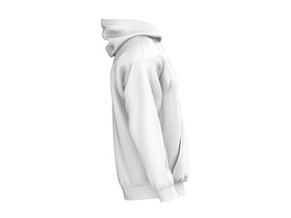 Men's blank hoodie template, natural shape on invisible mannequin, for design presentation and mockup for print. © devrawat21
