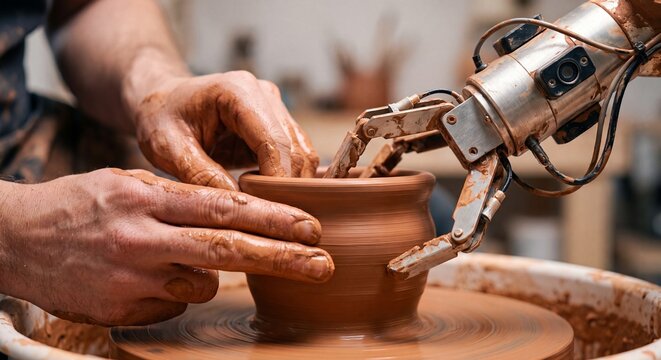Robotic Hand Assisting Traditional Pottery Craft