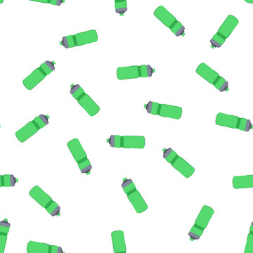 pattern plastic bike bottle cartoon. reusable drink, bicycle container, aluminum metal plastic bike bottle sign. seamless symbol vector illustration