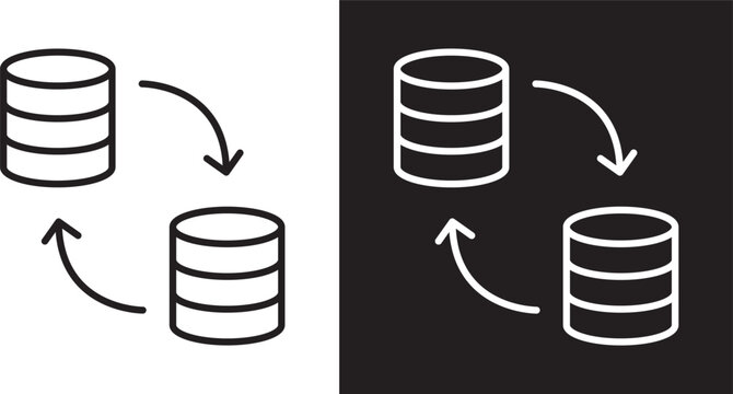 Data migration icon