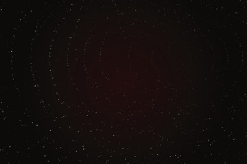 Cosmic nebula tunnel with starfield silhouette space © Solaiman77