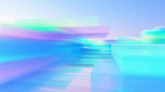 Multilayered Rectangles with Parallax Motion