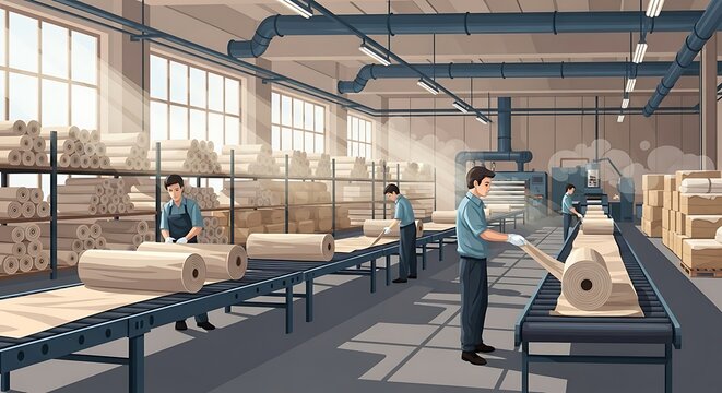 Factory Worker Production.