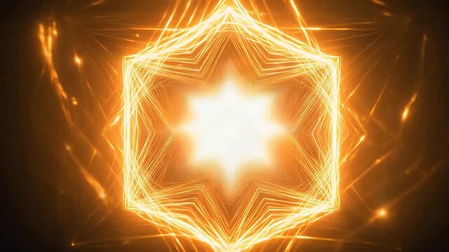 Geometric Patterns Emerge from Lines of Light