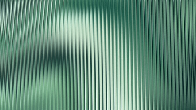 Grainy vertical corrugated lines over green and silver tones for abstract widescreen wallpaper.