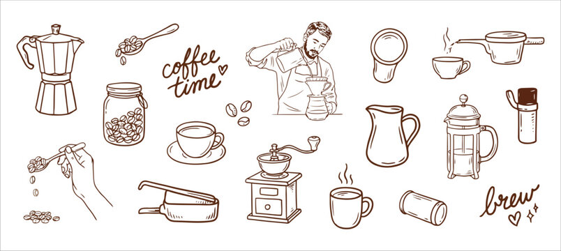 Coffee time illustrations