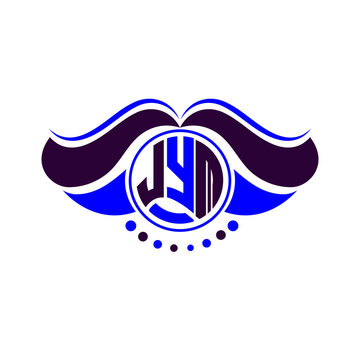JYM letter logo creative design. JYM unique design