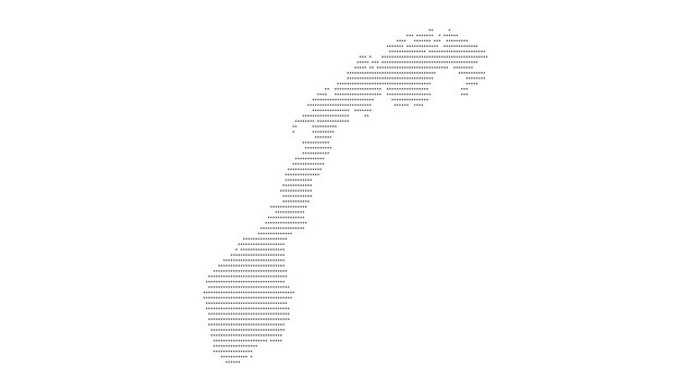 Norway Dotted Map Vector with Halftone Dot Pattern, Geographic Country Outline, Border, National Territory Shape, Northern Europe Cartography Illustration for Atlas, Travel, and Infographic Design