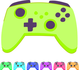 technology gamepad cartoon. controller render, gadget toy, device computer technology gamepad sign vector © PikePicture