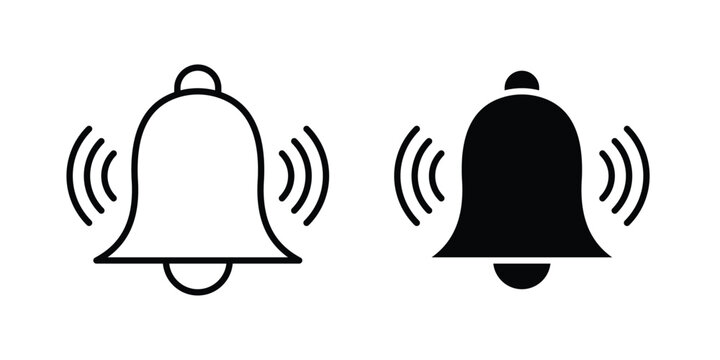 Notification bell icon minimal artwork pack