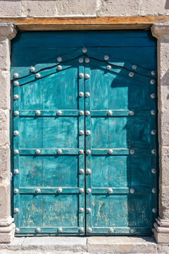 ancient wooden doors