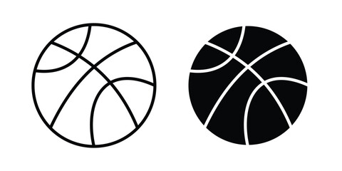 Basketball icon minimal artwork pack © Dawid
