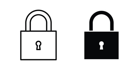 Lock icon minimal artwork pack © Dawid