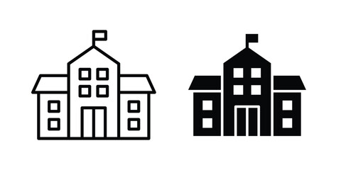 school icon minimal artwork pack © Dawid