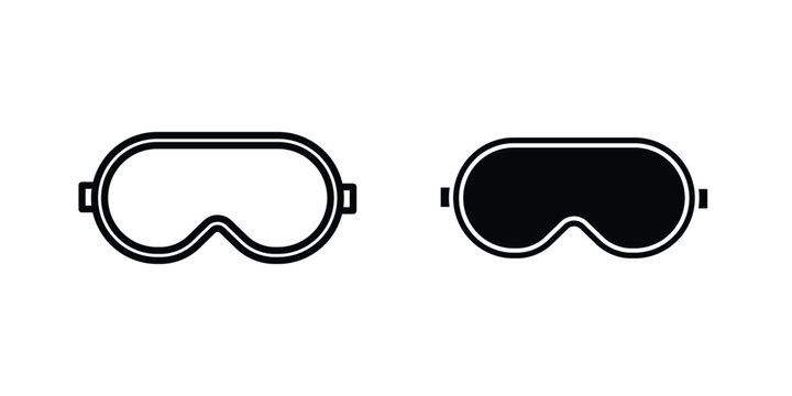 Eye mask icon minimal artwork pack