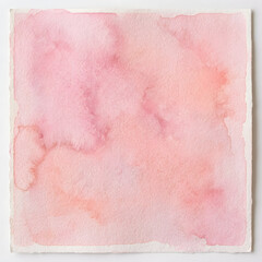 Fototapeta premium Soft pink and white abstract watercolor paint texture.