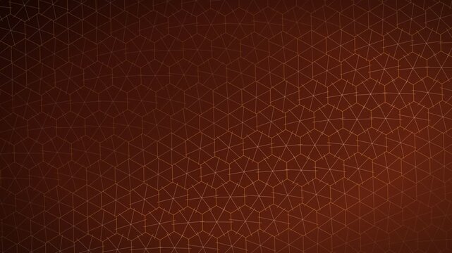 Asanoha Japanese Pattern Motion Background Loop 4K - Momiji Maple