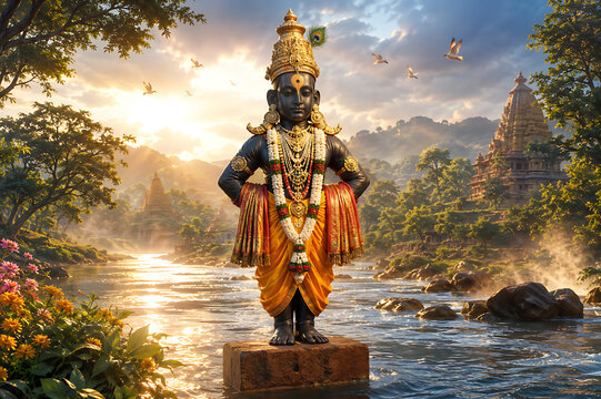 Lord Vitthal Pandurang Hari Ashadi Ekadashi Celebration with Vithoba Pandharinath Pandhari Warkari Devotion and Pandharpur Wari Festival