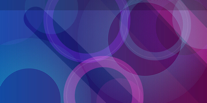 Abstract background featuring intersecting colorful circles with thin glowing lines creating dynamic patterns for digital designs.