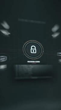 Access Core with padlock icon linked to security modules