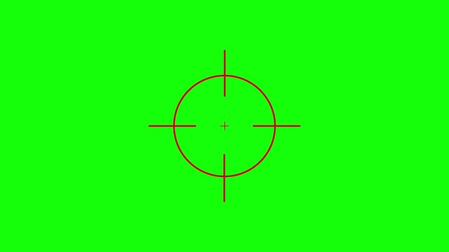 Gun target set icon, Sight sniper target, cross hair symbol motion background. k1 -1187 Target animation, target sniper, target gaming animation