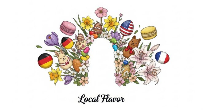 Local Flavor Foodie Cultural Icon.