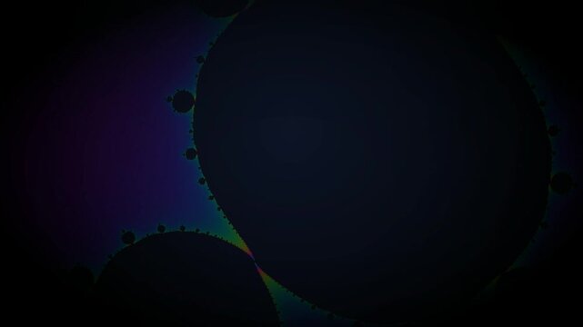 Fractal Julia Nebula - Colorful Cosmic Hypnotic 4k Animation Loop. Psychedelic Fractal Nebula Background
