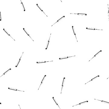 pattern Handheld lock pick with a curved tip on white background, evoking unauthorized access, security breach, stealthy bypass and the delicate skill of manipulating locks and mechanisms