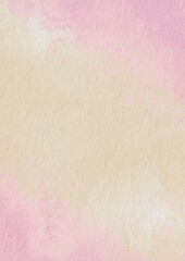 Fototapeta premium Abstract light Beige and Pink Watercolor Background for Sweet Romantic , ice cream, drinks and fasion.