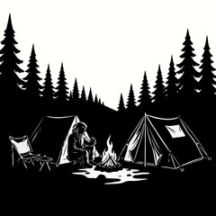 camping in the mountains © Rime