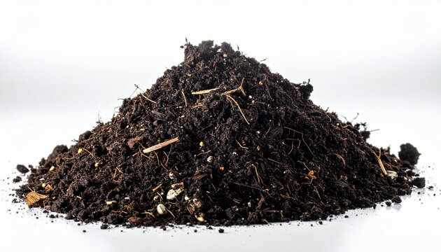 Dark, loose soil with organic matter for healthy plant growth