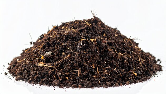 Dark, loose soil with organic matter for healthy plant growth