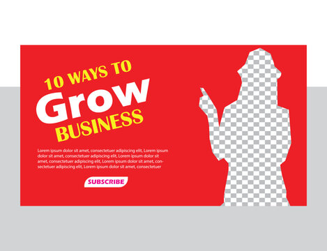 YouTube Thumbnail & Business Banner Template