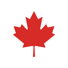 Obraz premium Maple Leaf Flag of Canada Vector Illustration