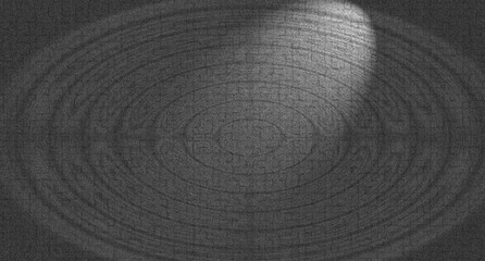 Abstract pixel art comet or glowing light streak on a dark gray background © Ali