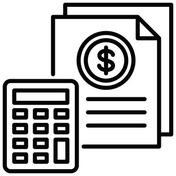 Tax Structure Optimization simple and clear vector icon illustration to essential idea or function