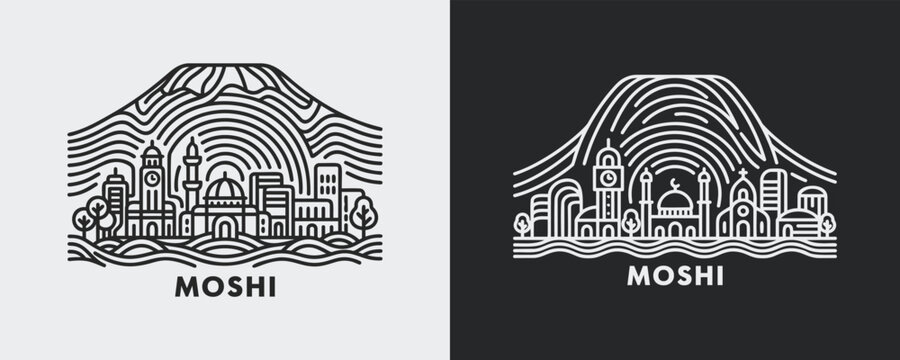 Moshi Tanzania Kilimanjaro Base Cityscape Art