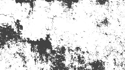 Fototapeta premium Transparent Abstract Grunge Texture with Dust Grain Overlay, Urban Distress Effect, Fine Weathered Noise Pattern, Vintage Monochrome High Detail Vector Illustration.