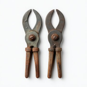 old rusty pliers