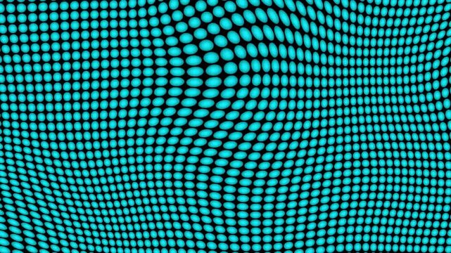 Abstract blue glowing dots form a flowing wave pattern on a dark background, creating a modern digital texture with movement, depth, and a futuristic feel.