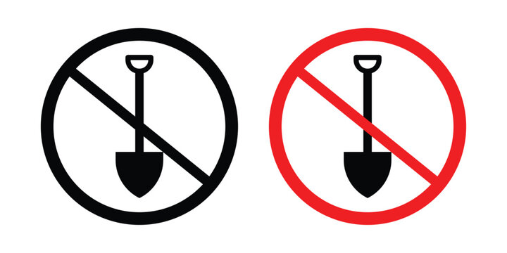 No digging sign kit for branding